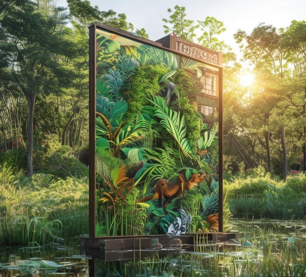 户外广告，自然与生活的完美融合