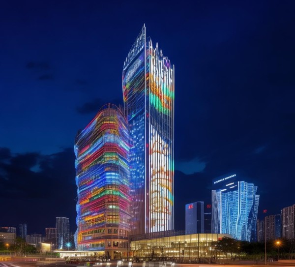 舟山楼体地标建筑,数字时代光影盛宴 舟山楼体地标建筑,数字时代光影盛宴